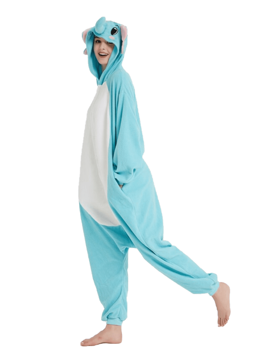 Ensemble pyjama à la mode pour petites filles motif éléphant Ensemble pyjama à la mode pour petites filles motif éléphant