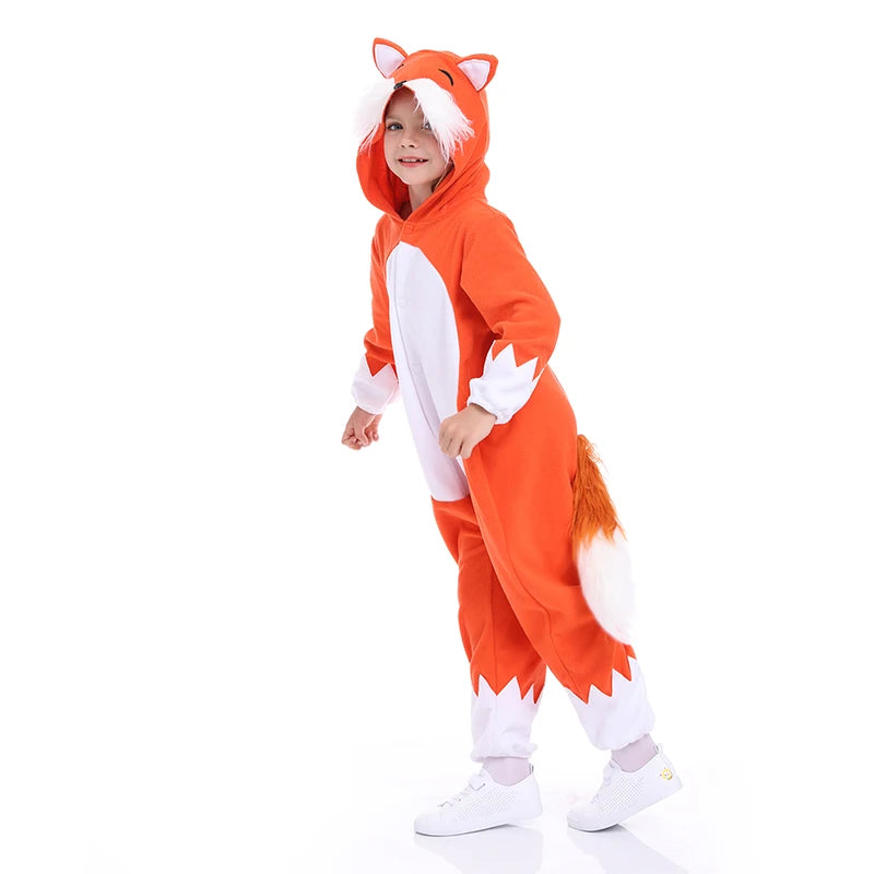 Combinaison Pyjama Renard Flamboyant Enfant