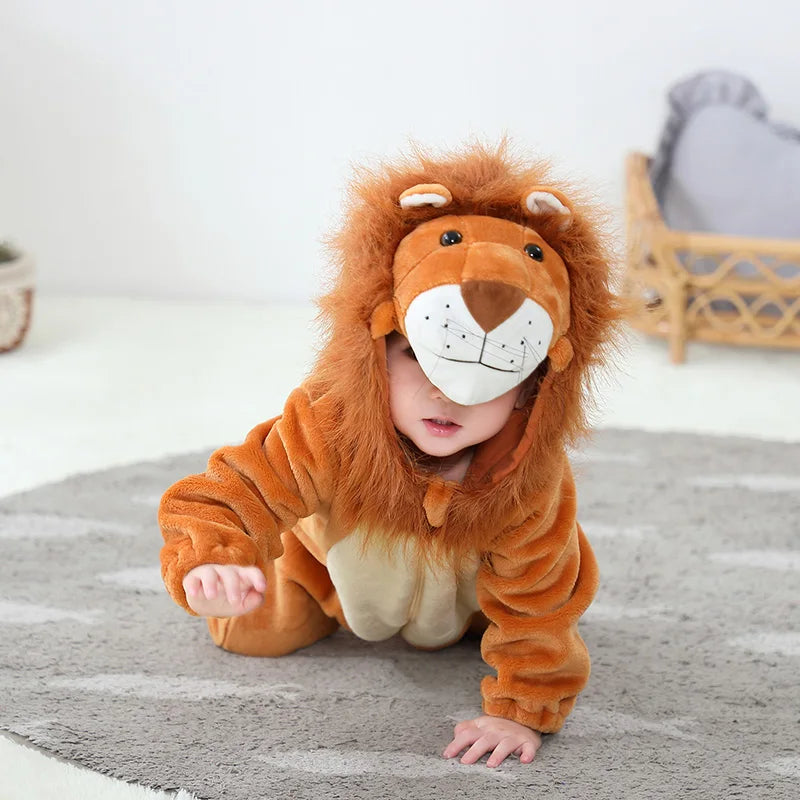 Combinaison Pyjama Lion de la Savane Bébé