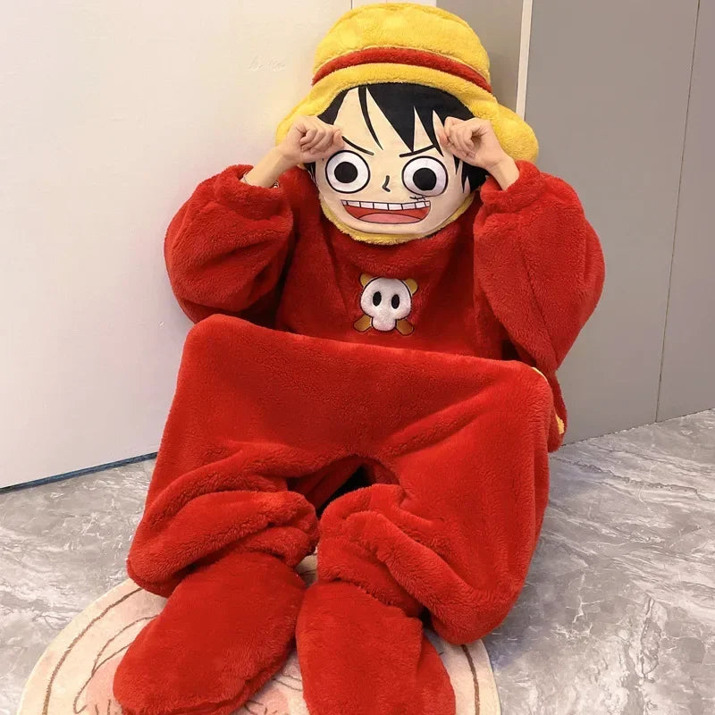 combinaison pyjama monkey d luffy