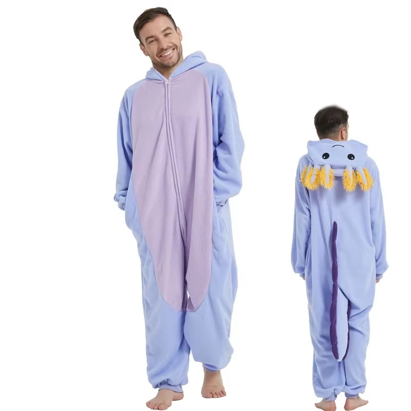 Combinaison Pyjama Axolotl Homme violt