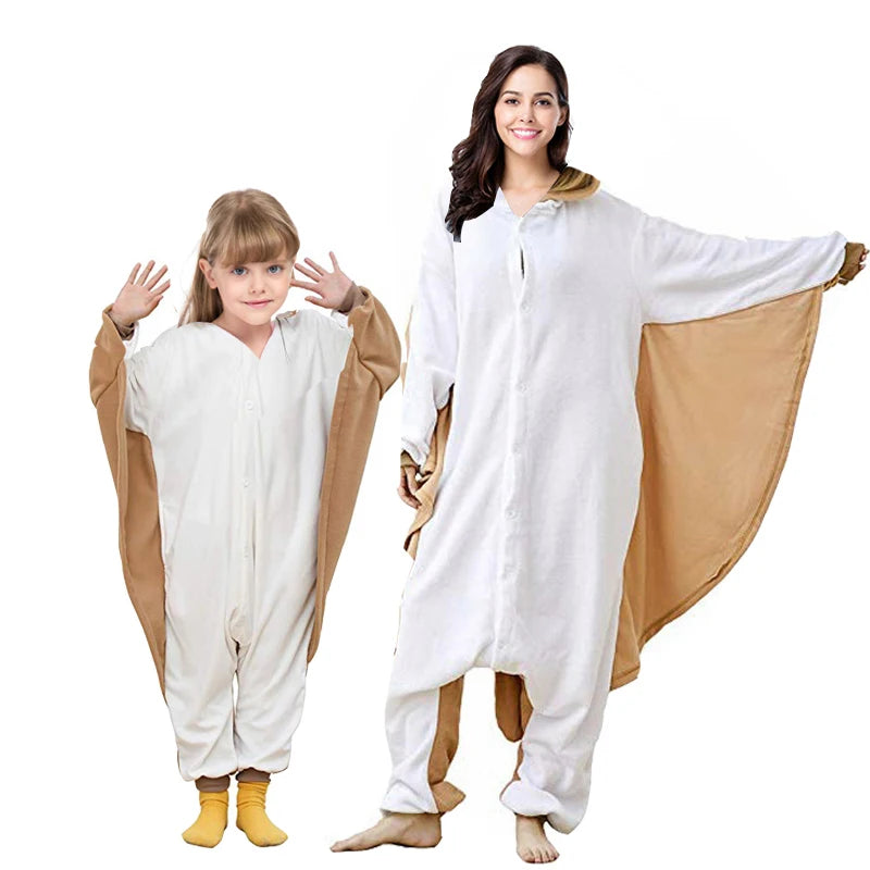 Combinaison Pyjama Ecureuil Volant Enfant