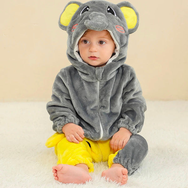 Combinaison Pyjama elephant Timide Bebe 2 5 mois