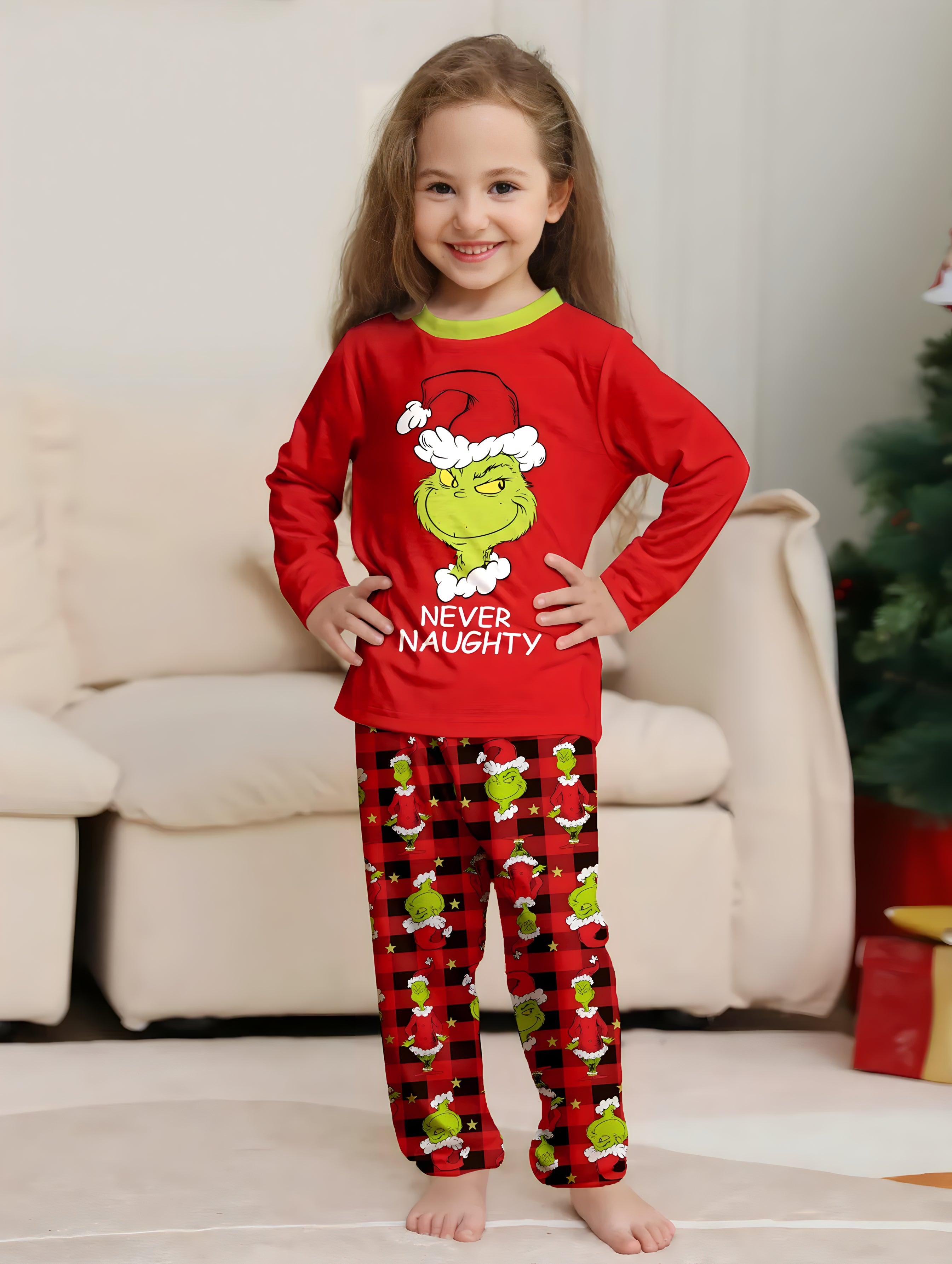 Pyjama Grinch Famille Tête Du Grinch - Sweat à Capuche D'Hiver Oversize Pull Grinch Enfant Pyjama Grinch Famille Tête Du Grinch - Sweat à Capuche D'Hiver Oversize Pull Grinch Enfant