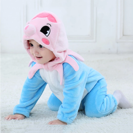 combi-pyjama poulpe bébé