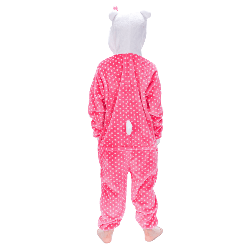 Combinaison Pyjama Chat à Pois Enfant