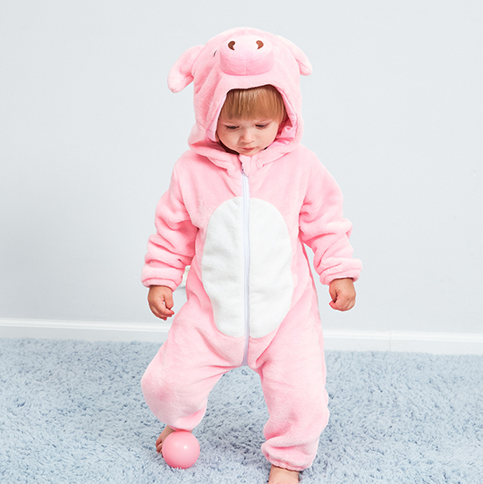 combinaison pyjama cochon bébé