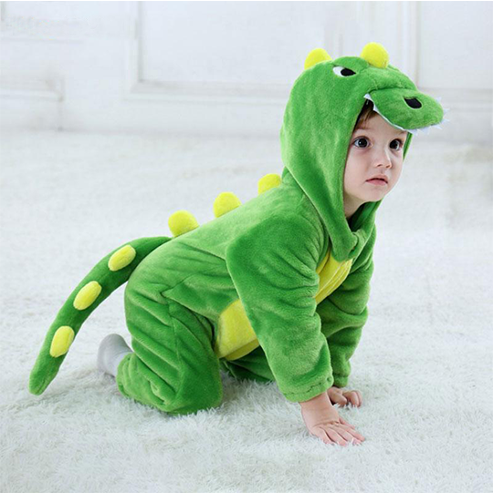 Combinaison Pyjama Dinosaure Vert B b Animaux dessin anim