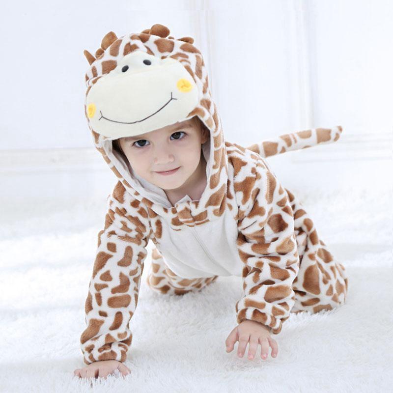 combinaison pyjama girafe fille