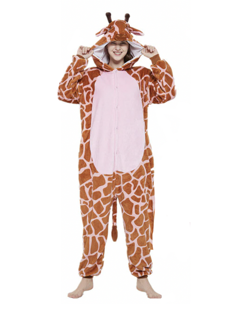 combinaison pyjama girafe savane femme