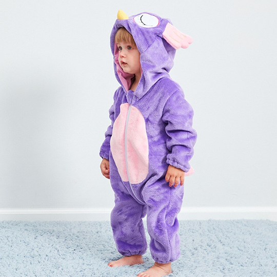 Combinaison Pyjama Hibou Bebe