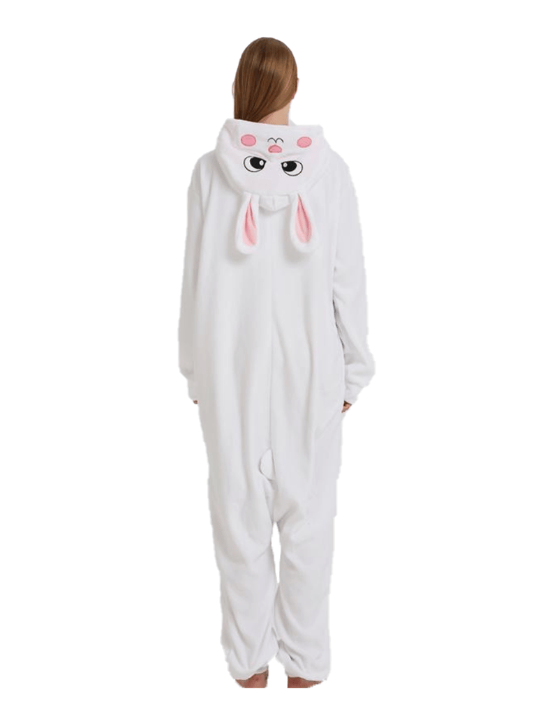 combinaison pyjama lapin blanc homme