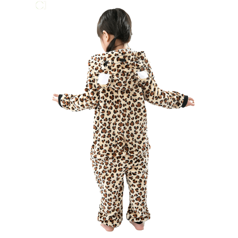 combinaison pyjama léopard garçon enfant