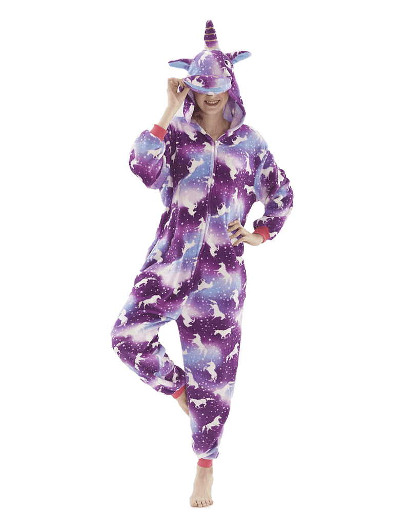 combinaison pyjama licorne constellation femme
