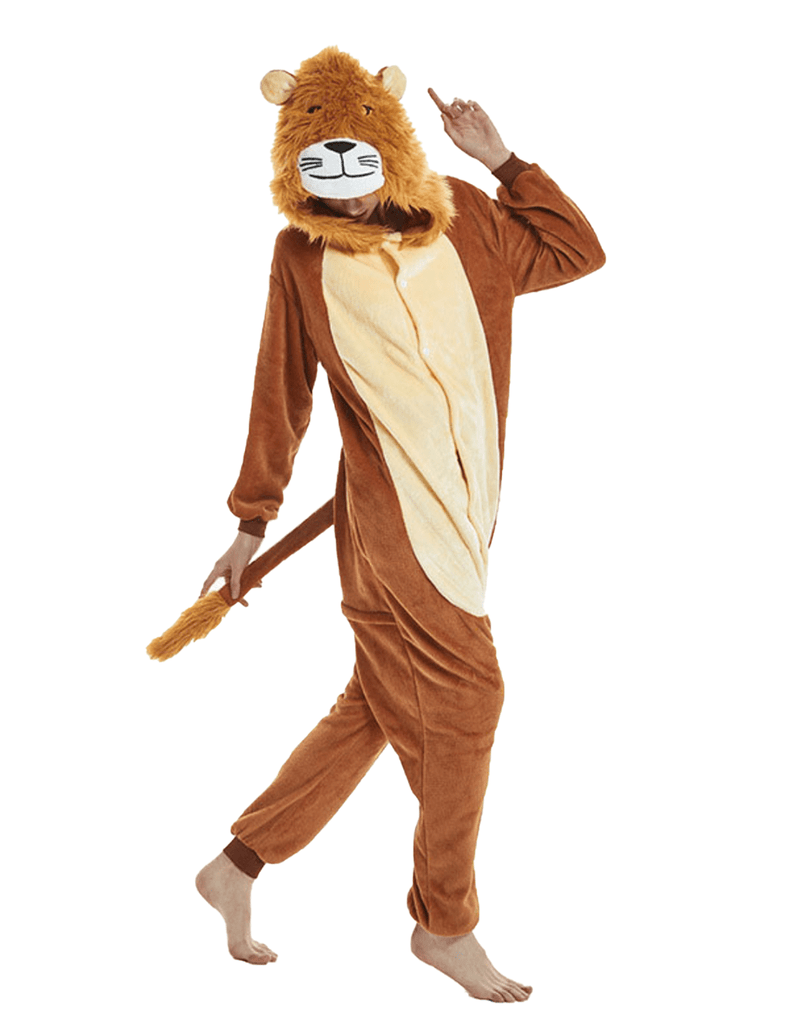 combinaison pyjama lion homme