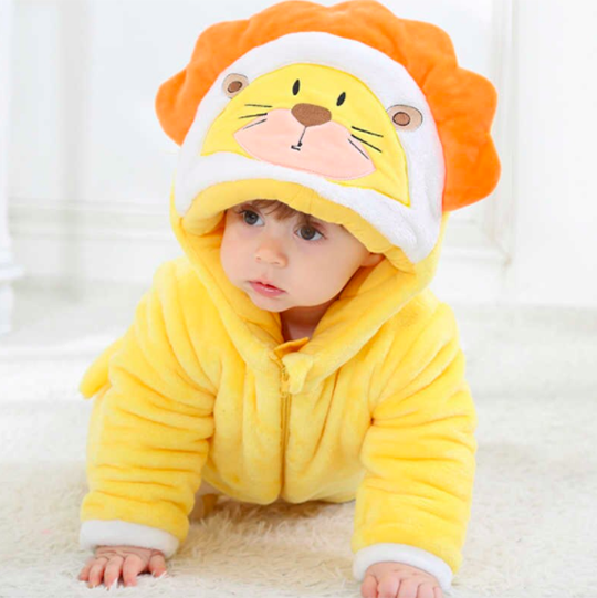 combinaison pyjama lion bébé