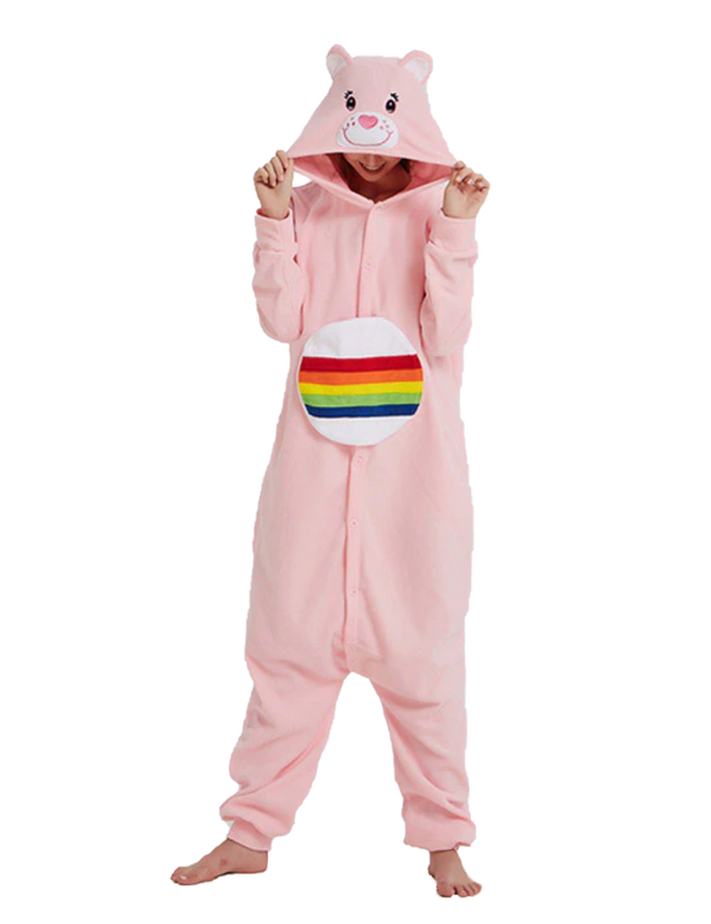 combinaison pyjama ours rose femme