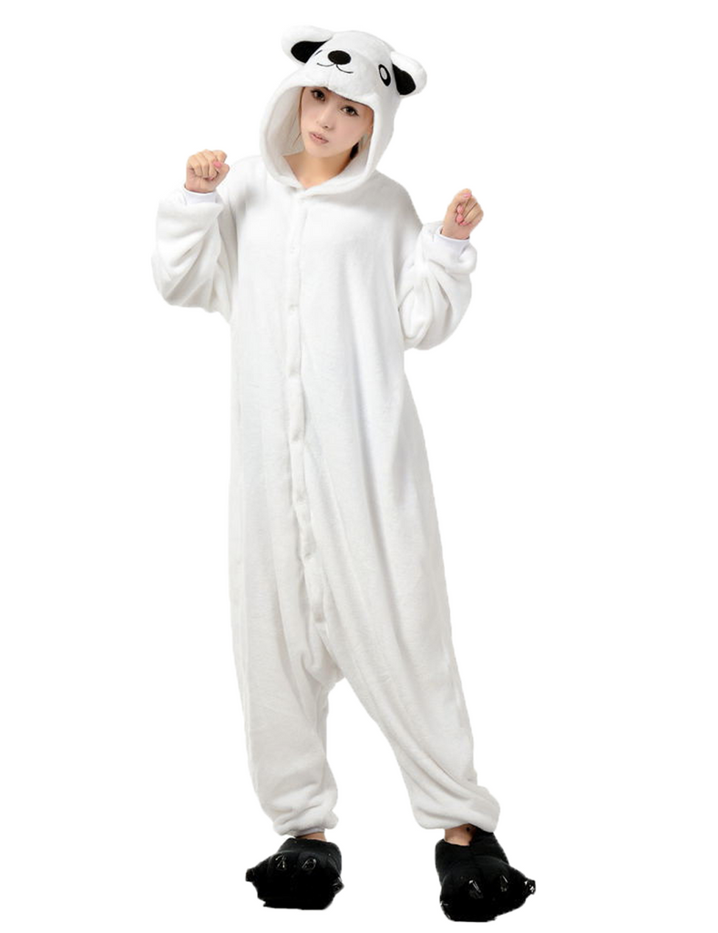 combinaison pyjama ours polaire femme