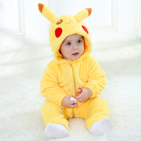 combinaison pyjama pikachu bébé pokémon