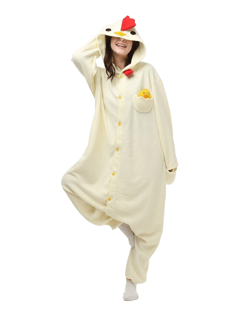 combinaison pyjama poule femme