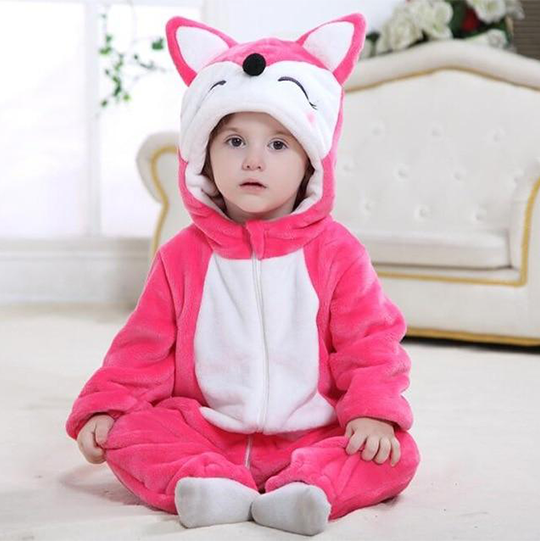 combinaison pyjama renard bébé