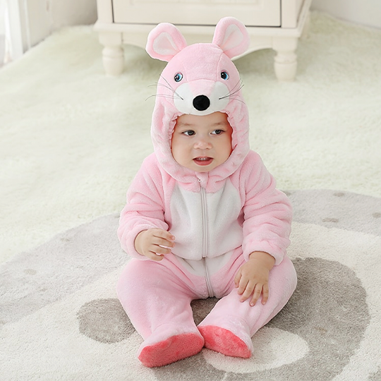 combinaison pyjama souris bébé
