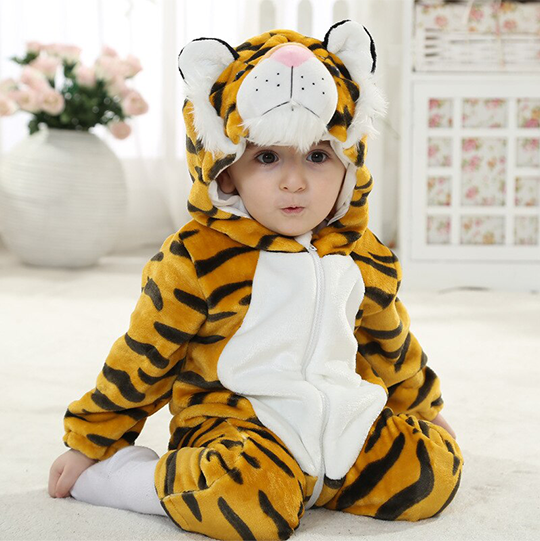 combinaison pyjama tigre enfant