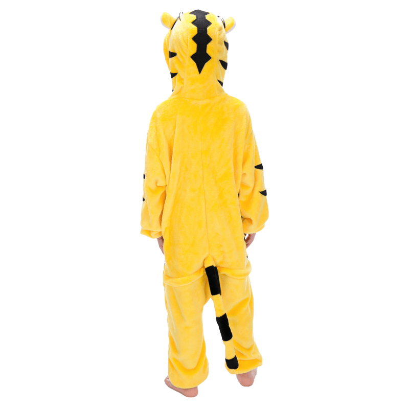combinaison pyjama tigre jaune garçon
