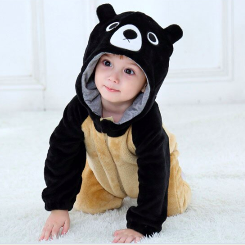 Pyjama Ours Noir Bebe Combinaison Animal Urside Pyjama Panda Shop