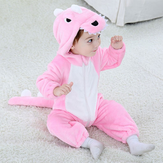 Grenouillère Bébé Polaire Avec Capuche à Oreilles D'ours - Pieds Intégrés - Taille 3-24 Mois - Pour Hiver - 4