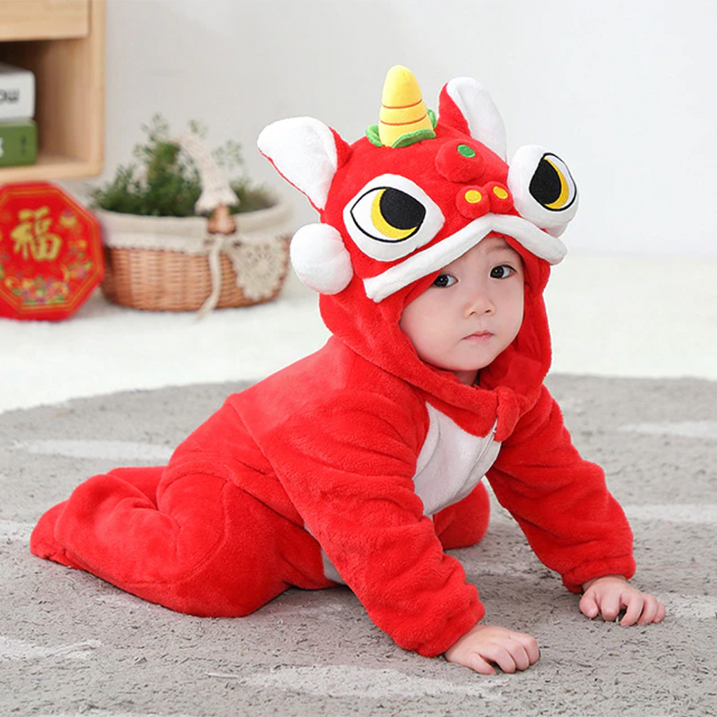 costume dragon chinois bébé