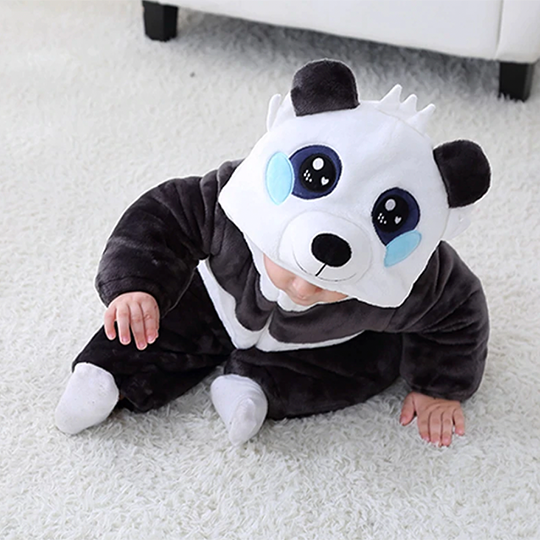 Combinaison Pyjama Panda Timide Bebe Animaux Pyjama Panda Shop