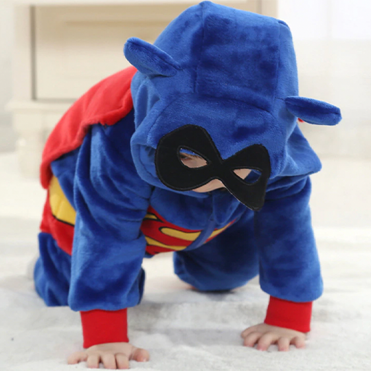 grenouillère superman bébé