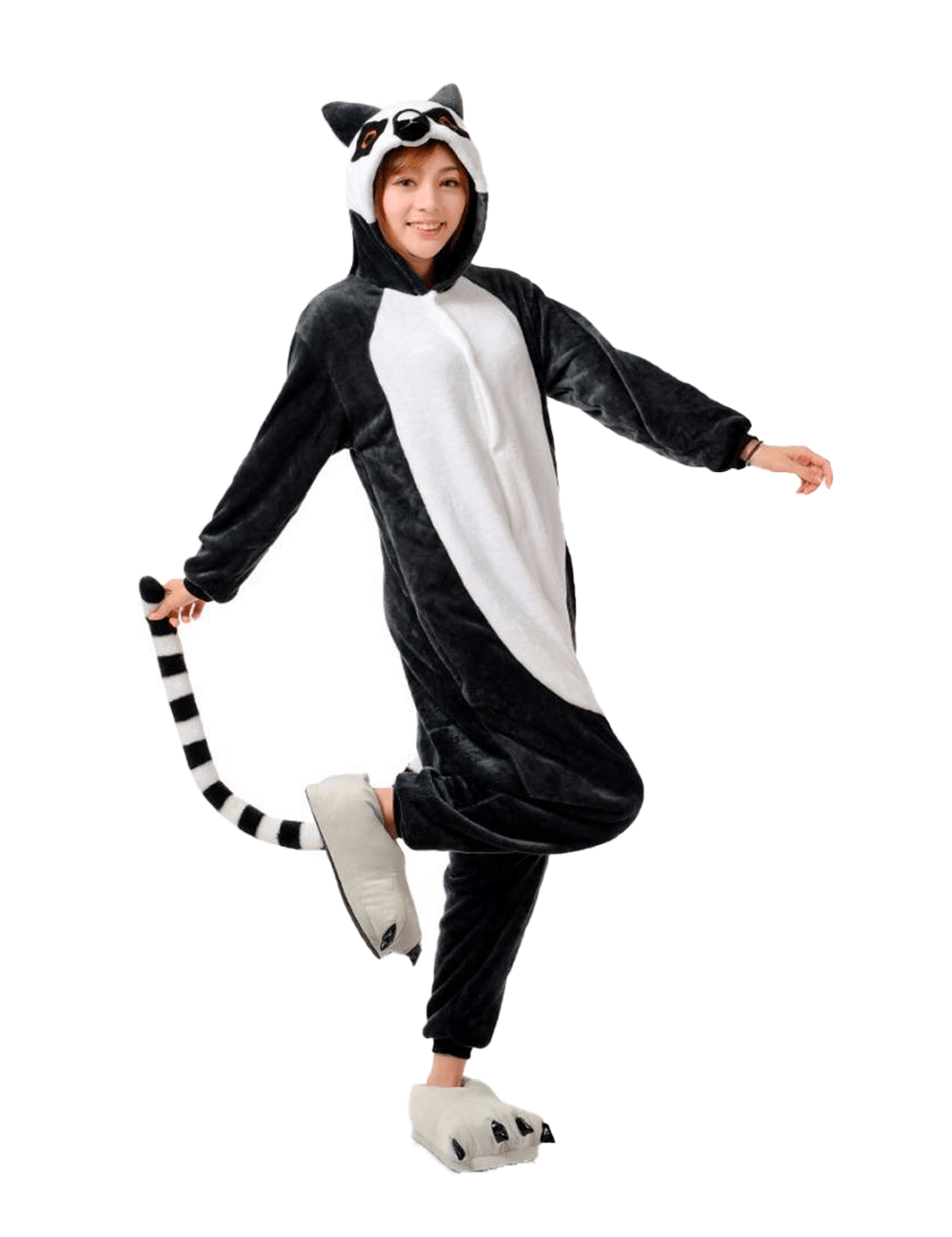 Costume Animal Adulte Unisexe – Pyjama Déguisement Flanelle, Tailles S-XL – Pour Soirée, Cosplay, Nuit