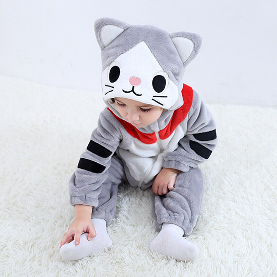pyjama combinaison chat tigré bébé