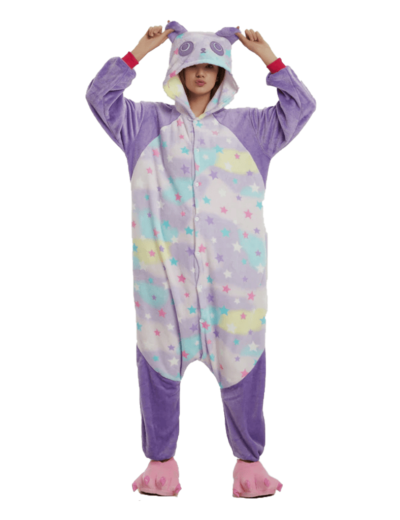 Pyjama Combinaison (onesie) Unisexe Animal - Velours Doux, Avec Poches - Taille M à XXL - Pour Soirée Pyjama Ou Maison - 7