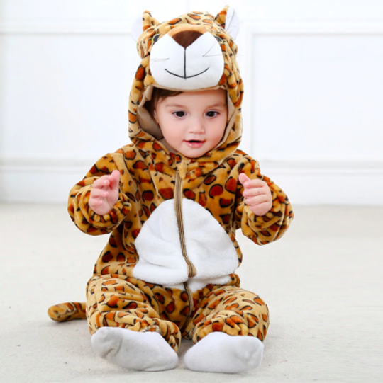 vêtement léopard afrique enfant