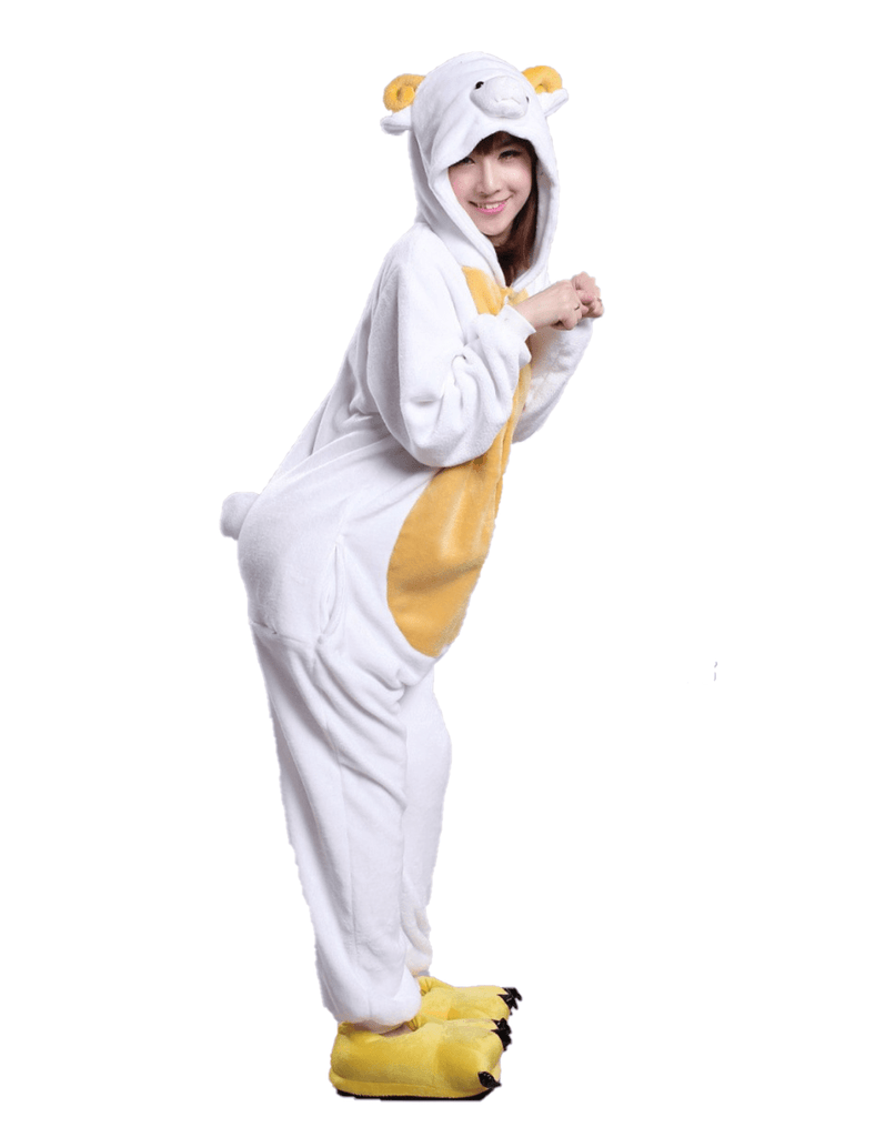 vêtement pyjama combinaison mouton femme
