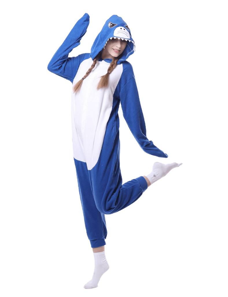 vêtement pyjama combinaison requin femme
